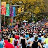 Marathoners in Brooklyn in 2009.